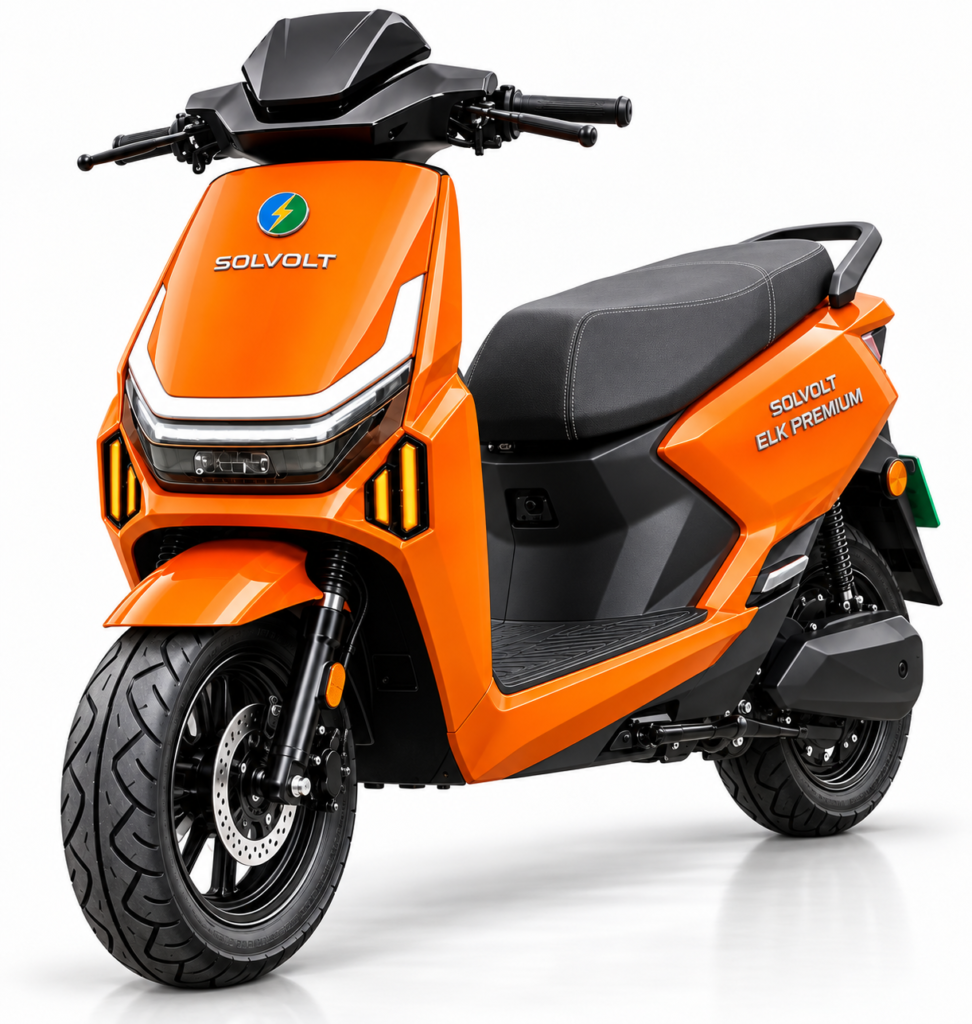 SOLVOLT ELK Premium Electric Scooter – ₹5,000 Pre-Booking